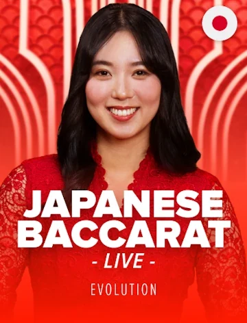 Japanese Baccarat — Evolution title in our lobby