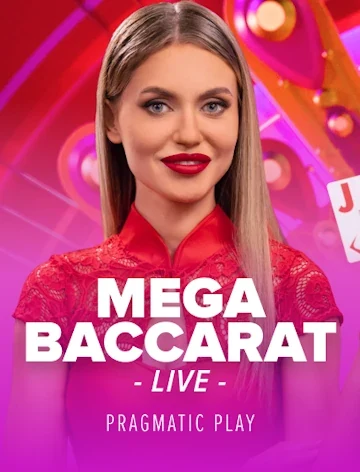 Mega Baccarat streamed cover from Pragmatic Play Live
